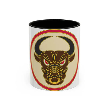 518th Sustainment Brigade (U.S. Army) Accent Coffee Mug 11oz Black - Go Mug Yourself