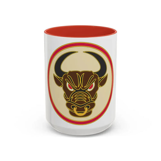 518th Sustainment Brigade (U.S. Army) Accent Coffee Mug 11oz Light Blue - Go Mug Yourself