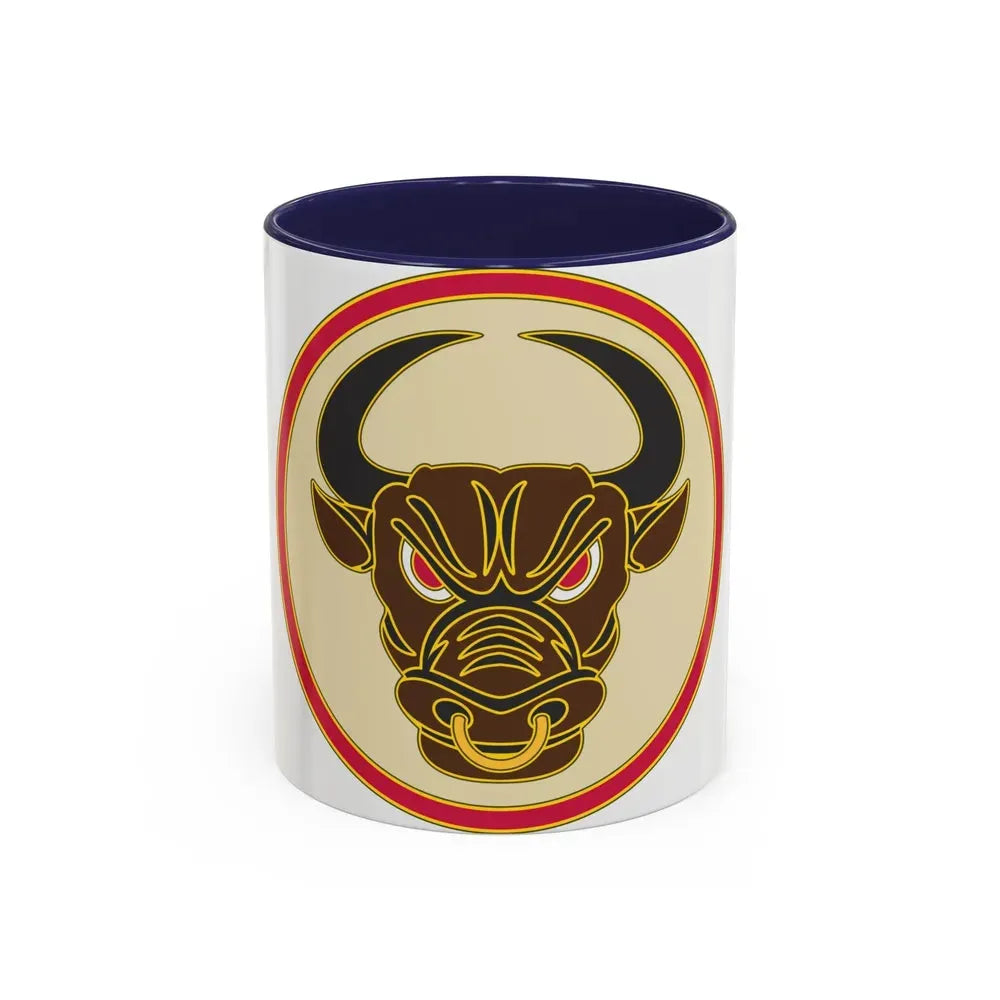 518th Sustainment Brigade (U.S. Army) Accent Coffee Mug 11oz Navy - Go Mug Yourself