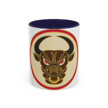 518th Sustainment Brigade (U.S. Army) Accent Coffee Mug 11oz Navy - Go Mug Yourself