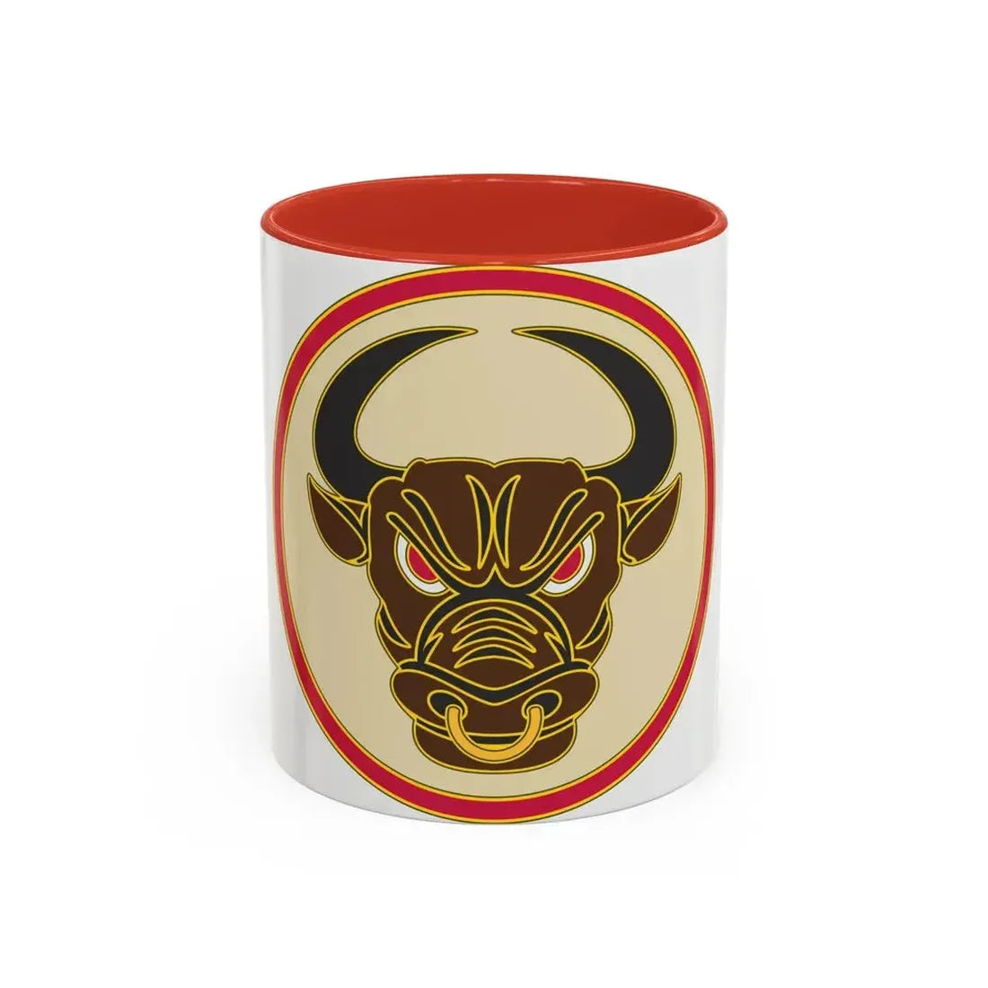 518th Sustainment Brigade (U.S. Army) Accent Coffee Mug 11oz Red - Go Mug Yourself