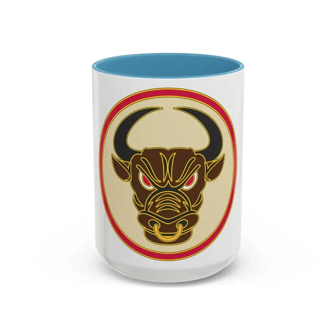 518th Sustainment Brigade (U.S. Army) Accent Coffee Mug 15oz Light Blue - Go Mug Yourself