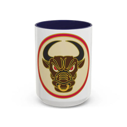 518th Sustainment Brigade (U.S. Army) Accent Coffee Mug 15oz Navy - Go Mug Yourself