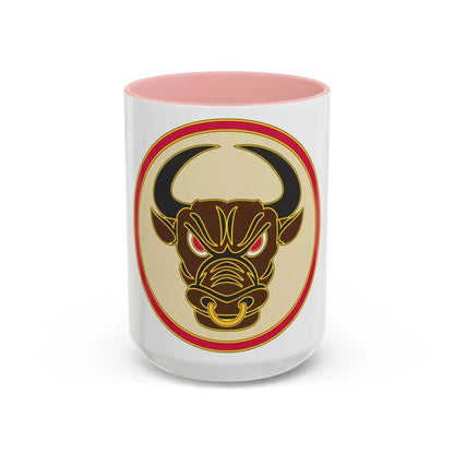 518th Sustainment Brigade (U.S. Army) Accent Coffee Mug 15oz Pink - Go Mug Yourself