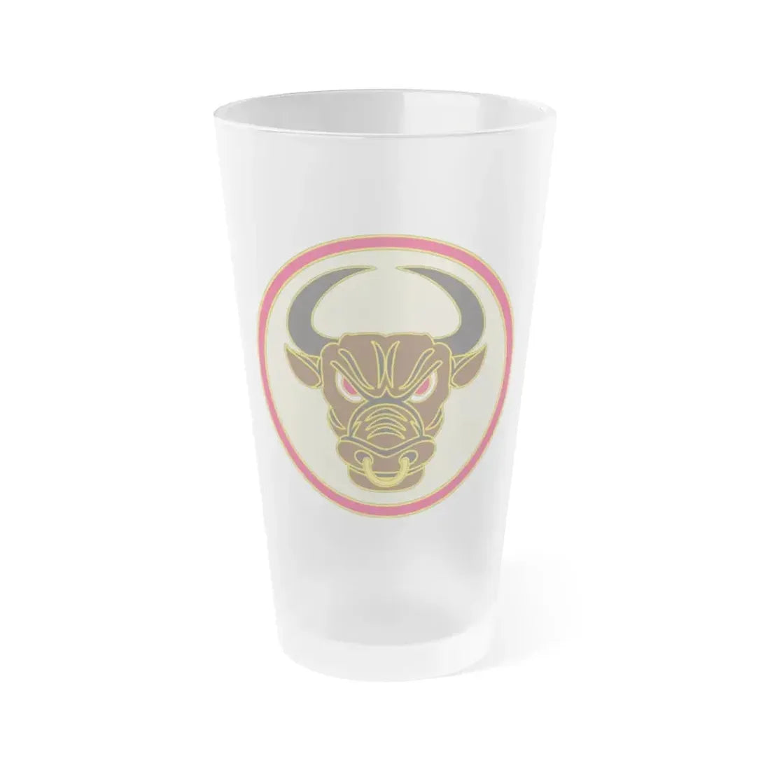 518th Sustainment Brigade (U.S. Army) Frosted Pint Glass 16oz Default Title - Go Mug Yourself