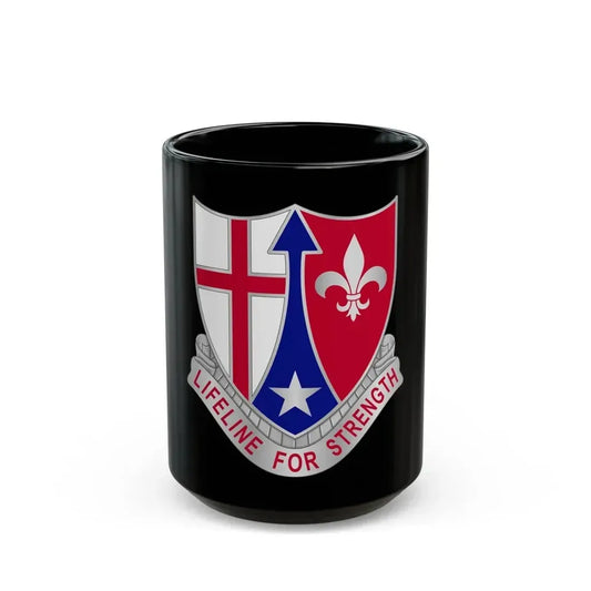 519 Hospital Center (U.S. Army) Black Coffee Mug 15oz - Go Mug Yourself