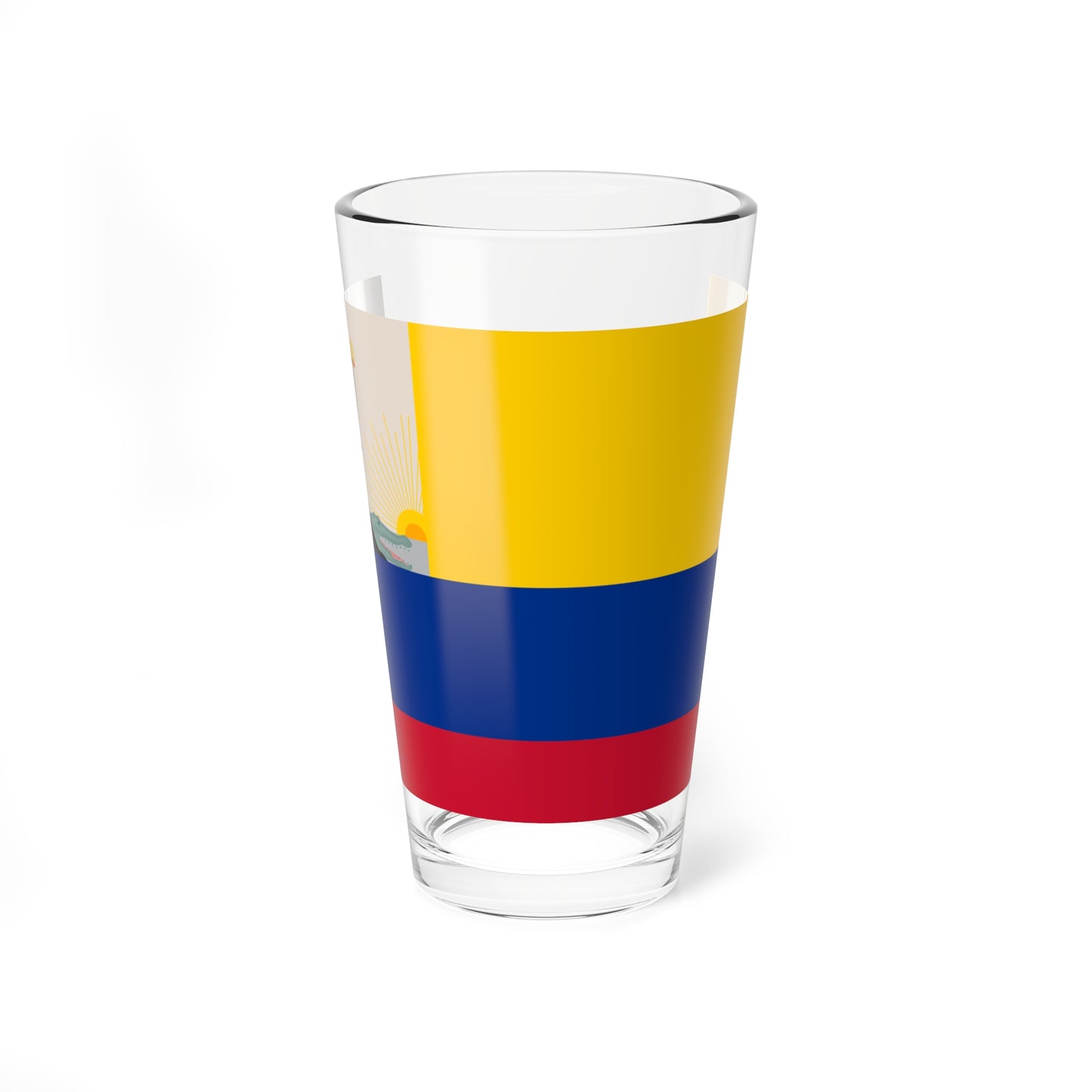 Flag of the First Republic of Venezuela version 1 (Venezuela) Pint Glass 16oz