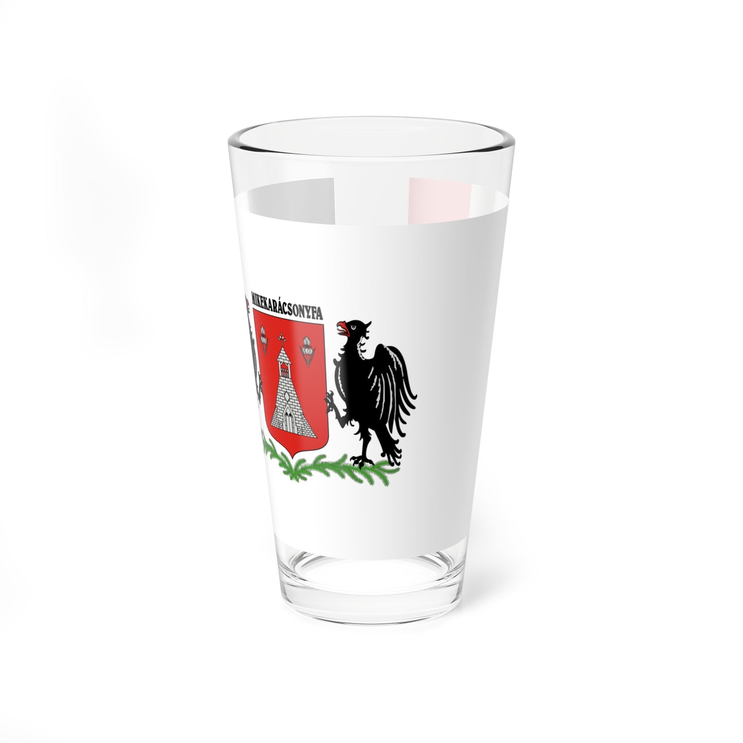 Flag of Mikekaracsonyfa (Hungary) Pint Glass 16oz