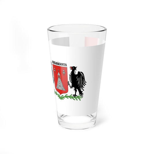 Flag of Mikekaracsonyfa (Hungary) Pint Glass 16oz