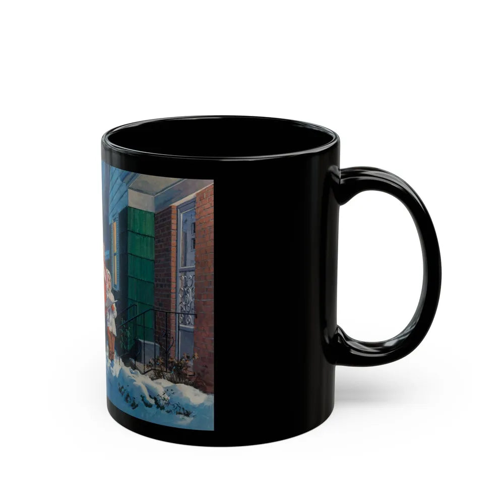 Carolers - Black Coffee Mug-Go Mug Yourself