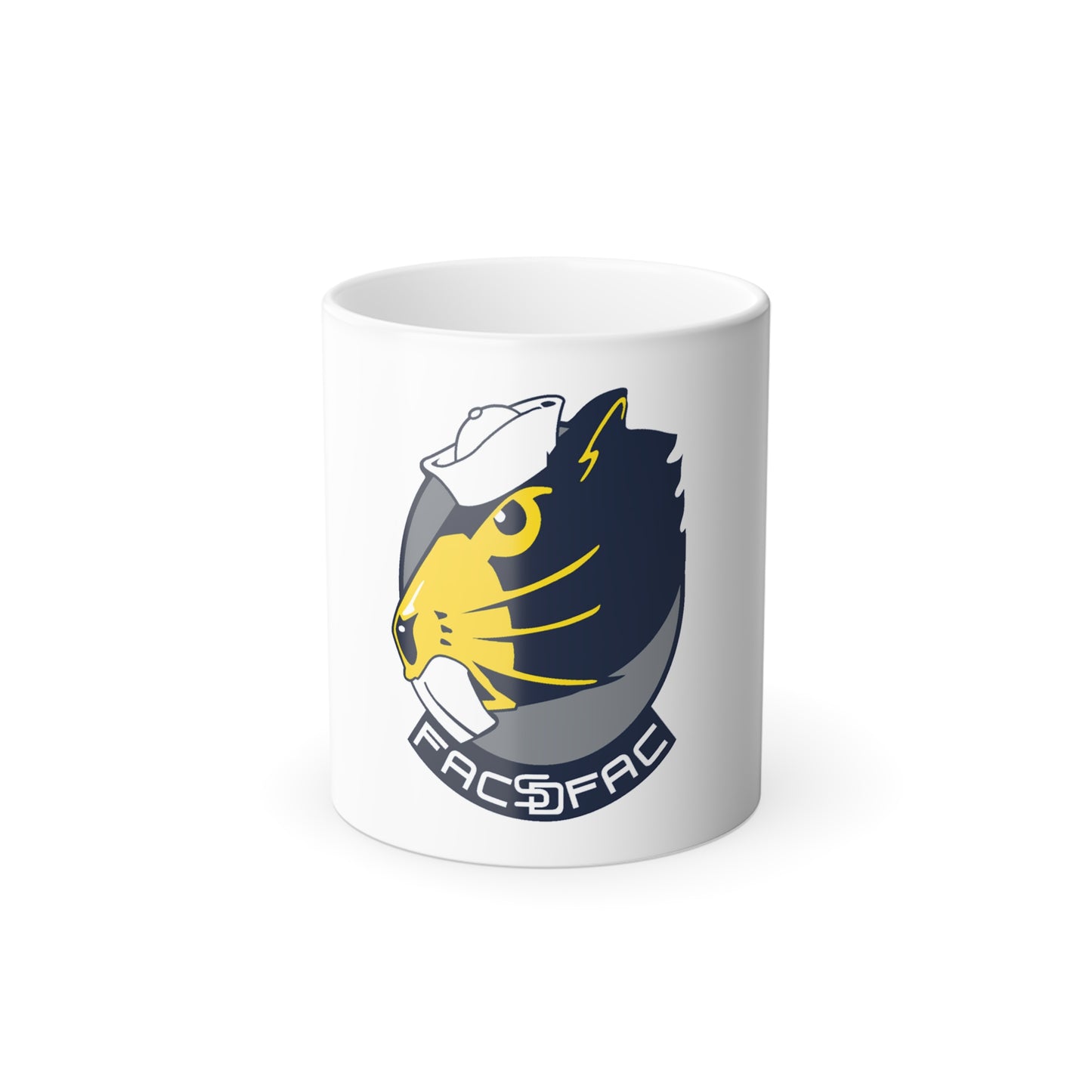 FACSFAC SD Beaver Fleet Area Control and Surveillance Facility San Diego (U.S. Navy) Color Changing Mug 11oz