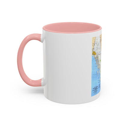 Canada - British Columbia, Alberta & Yukon (1978) (Map) Accent Coffee Mug