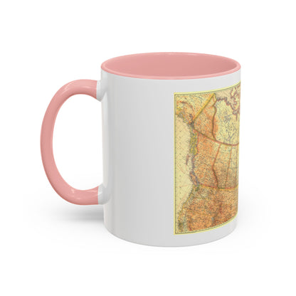 Canada (1936) (Map) Accent Coffee Mug