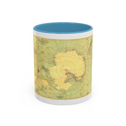 Antarctic Regions (1932) (Map) Accent Coffee Mug