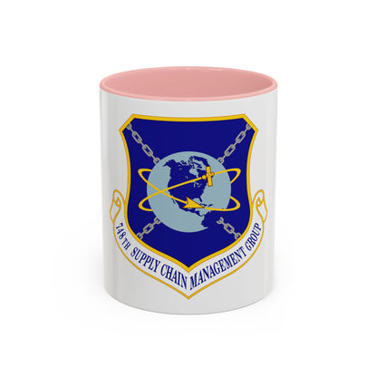748 Supply Chain Management Group AFMC (U.S. Air Force) Accent Coffee Mug