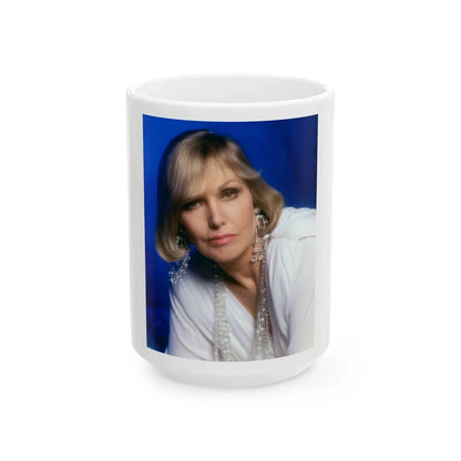 Kim Novak #333 (Vintage Female Icon) White Coffee Mug-15oz-Go Mug Yourself