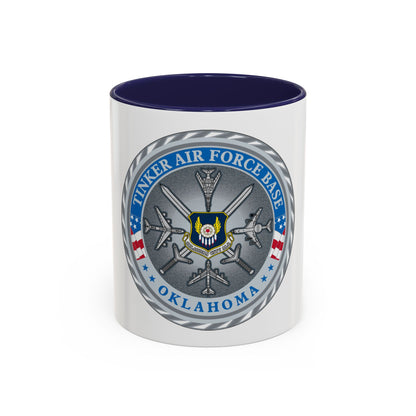 Tinker AF Base (U.S. Air Force) Accent Coffee Mug