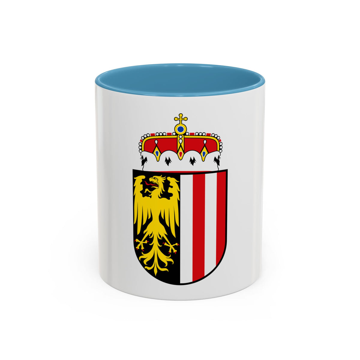 Coat of Arms of Oberoesterreich Austria - Accent Coffee Mug