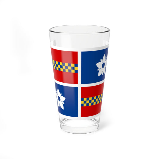 Flag of Leesburg Virginia (United States) Pint Glass 16oz