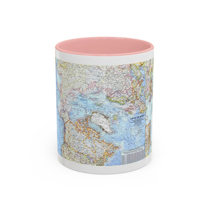 Top Of The World (1965) (Map) Accent Coffee Mug