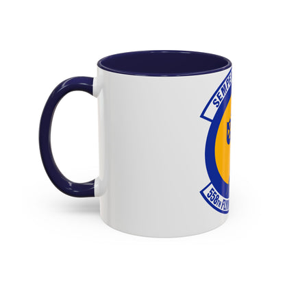 558 Flying Training Squadron AETC (U.S. Air Force) Accent Coffee Mug