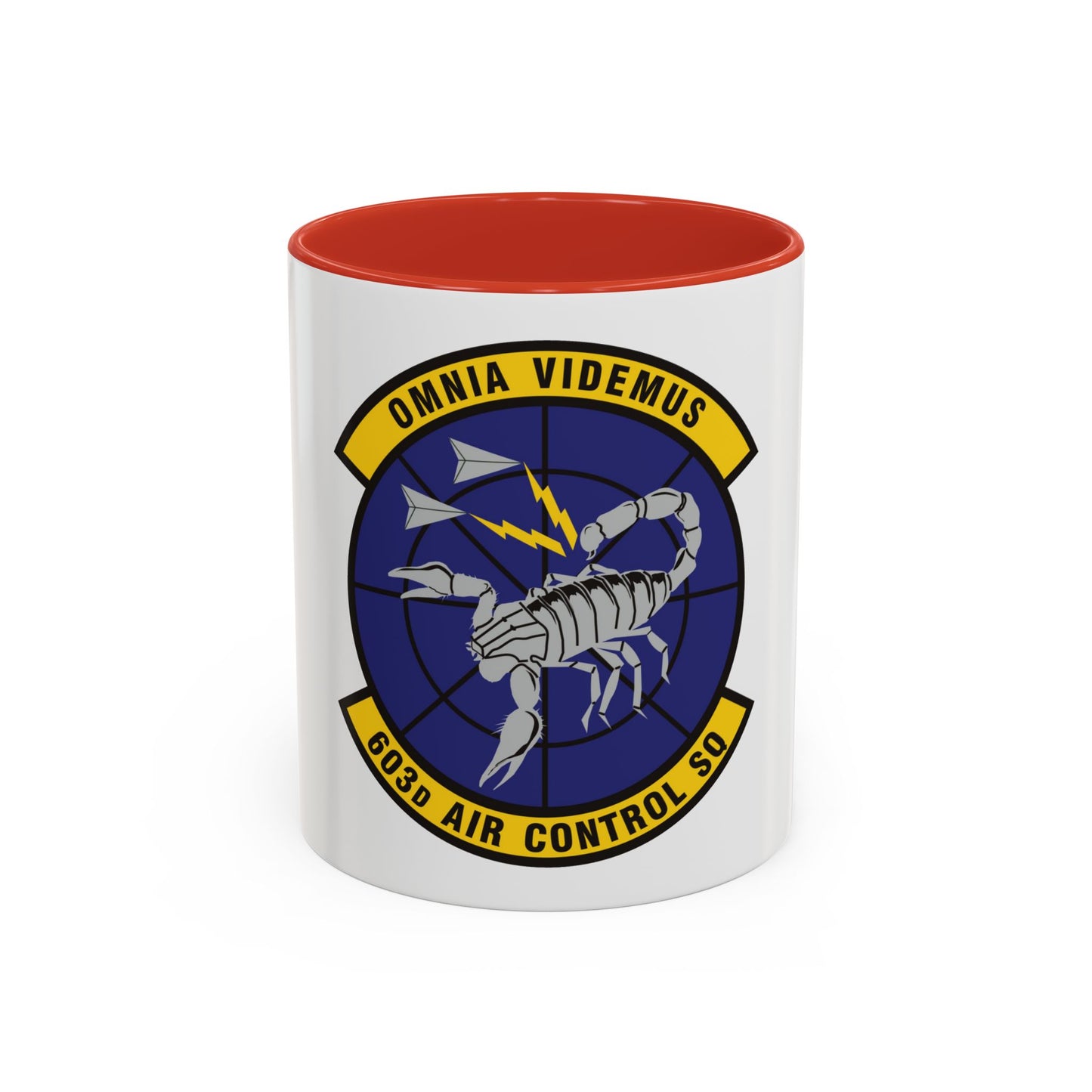 603d Air Control Squadron (U.S. Air Force) Accent Coffee Mug