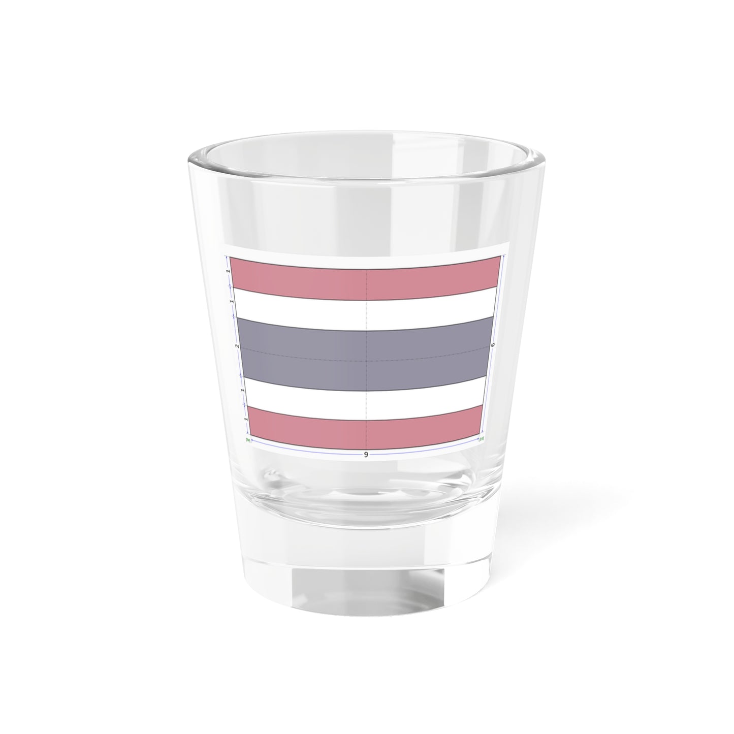 Flag of Thailand construction sheet (Thailand) Shot Glass 1.5oz