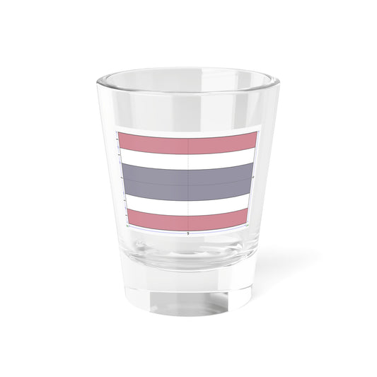 Flag of Thailand construction sheet (Thailand) Shot Glass 1.5oz