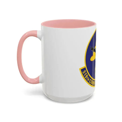 519th Combat Sustainment Squadron (U.S. Air Force) Accent Coffee Mug - Go Mug Yourself