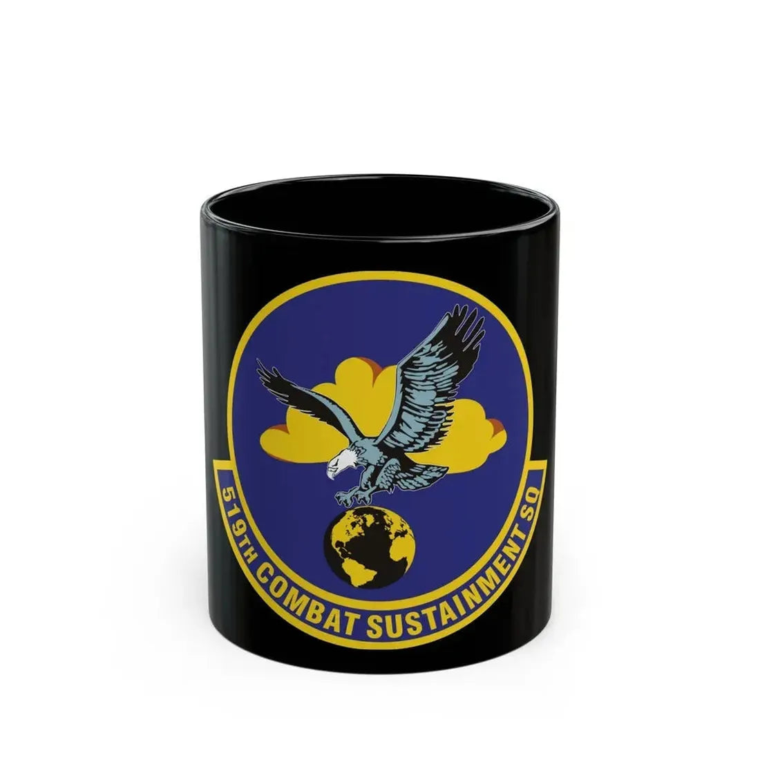 519th Combat Sustainment Squadron (U.S. Air Force) Black Coffee Mug 11oz - Go Mug Yourself