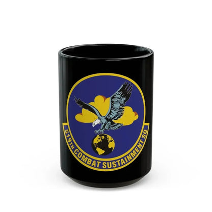 519th Combat Sustainment Squadron (U.S. Air Force) Black Coffee Mug 15oz - Go Mug Yourself