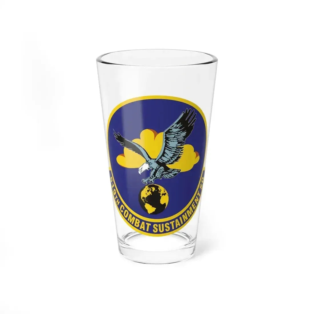 519th Combat Sustainment Squadron (U.S. Air Force) Pint Glass 16oz 16oz - Go Mug Yourself