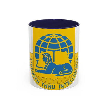 519th Military Intelligence Battalion (U.S. Army) Accent Coffee Mug 11oz Navy - Go Mug Yourself