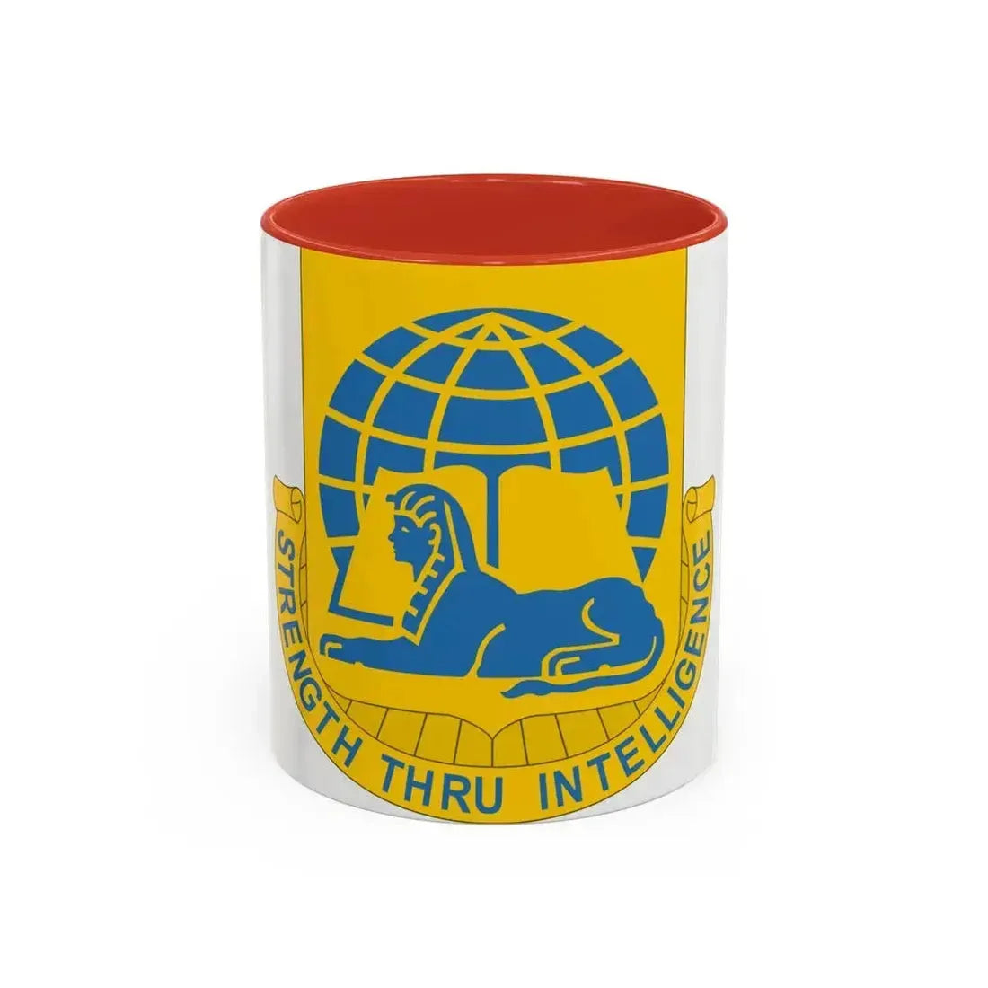 519th Military Intelligence Battalion (U.S. Army) Accent Coffee Mug 11oz Red - Go Mug Yourself