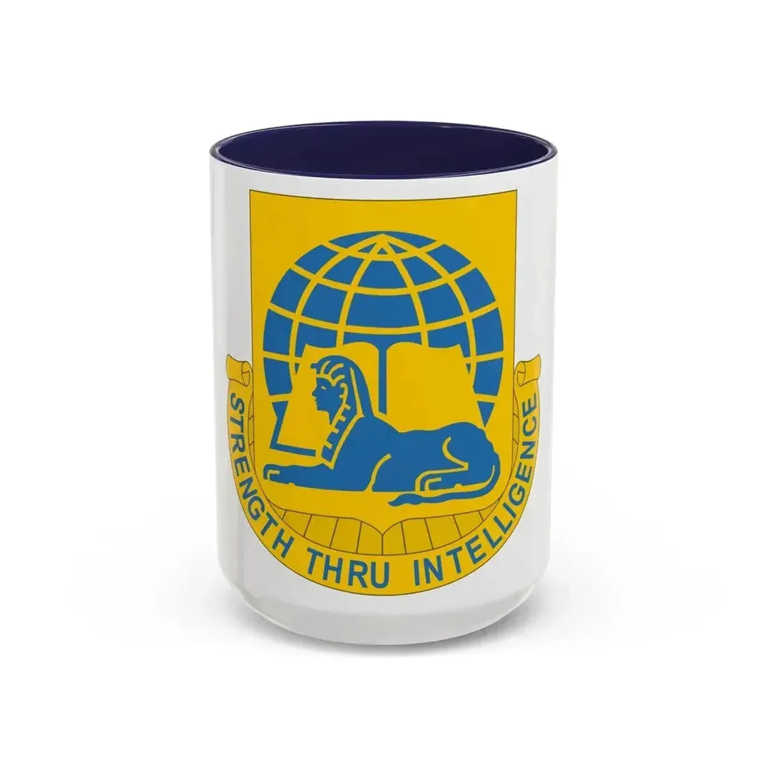 519th Military Intelligence Battalion (U.S. Army) Accent Coffee Mug 15oz Navy - Go Mug Yourself