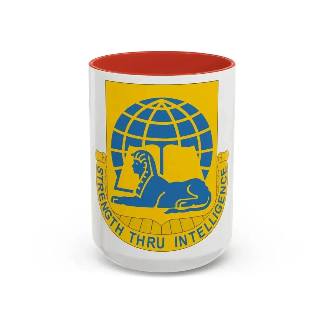 519th Military Intelligence Battalion (U.S. Army) Accent Coffee Mug 15oz Red - Go Mug Yourself