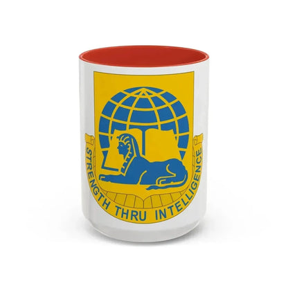 519th Military Intelligence Battalion (U.S. Army) Accent Coffee Mug 15oz Red - Go Mug Yourself