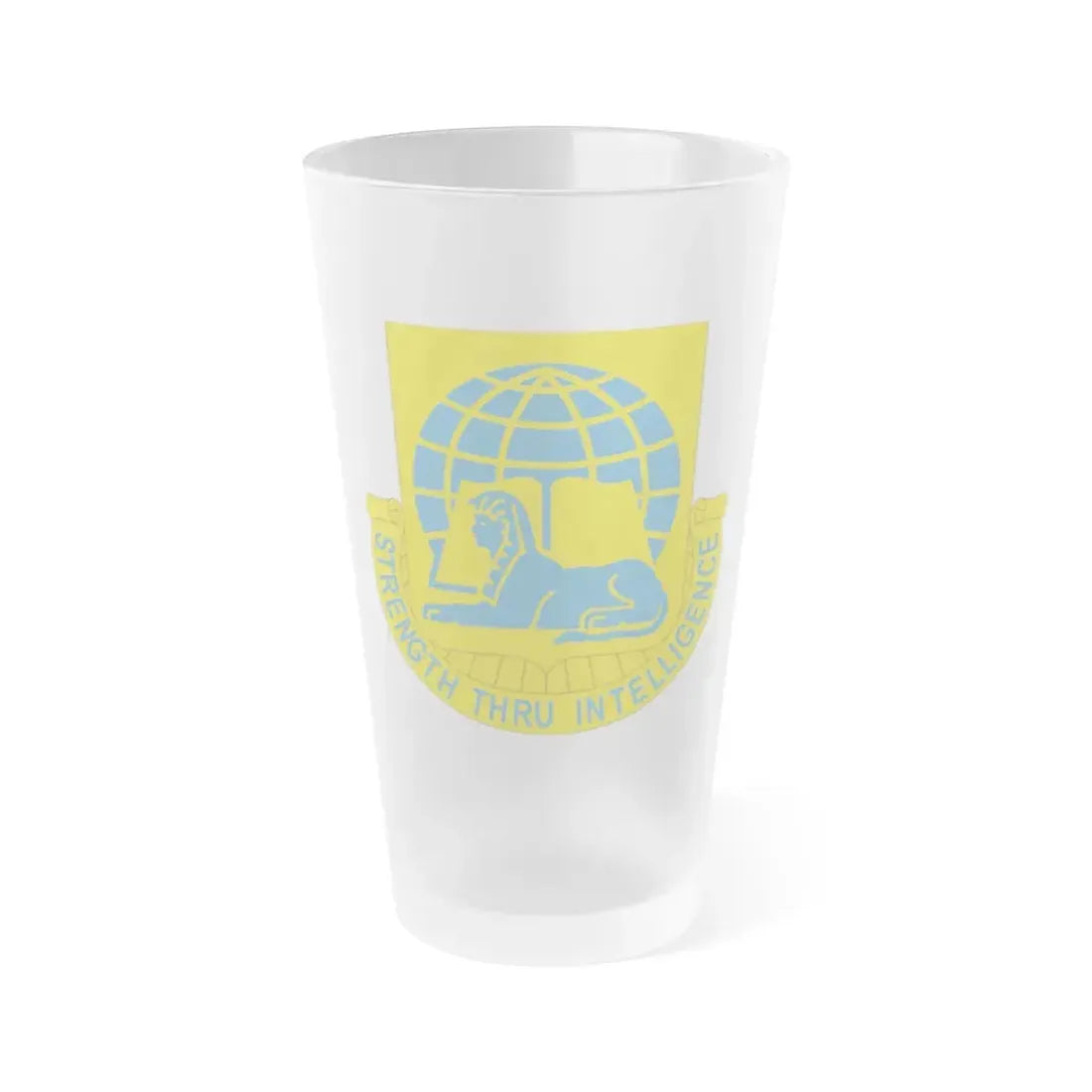 519th Military Intelligence Battalion (U.S. Army) Frosted Pint Glass 16oz Default Title - Go Mug Yourself