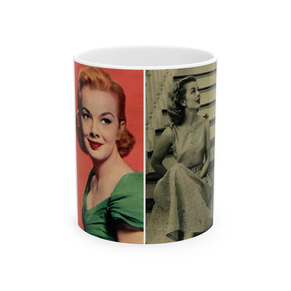 Leslie Parrish #164 (Vintage Female Icon) White Coffee Mug-11oz-Go Mug Yourself