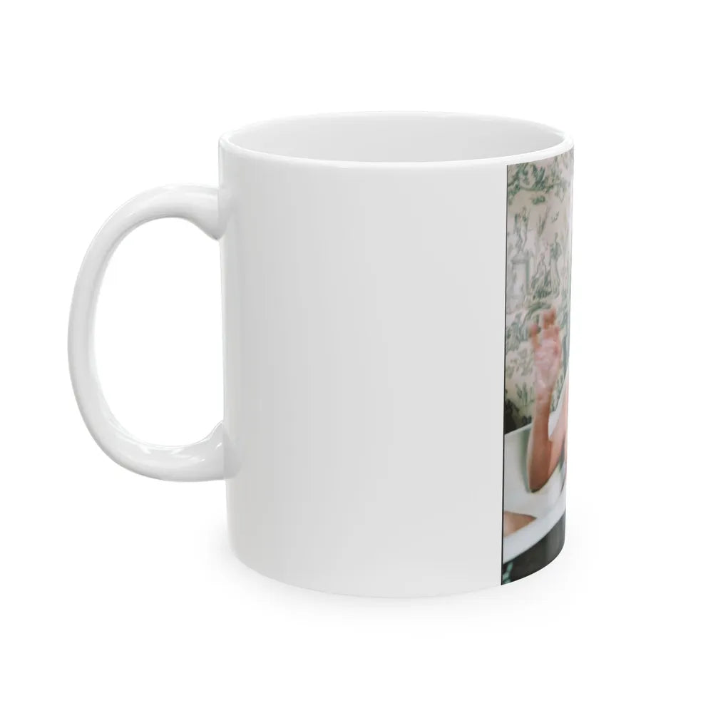 Ingrid Pitt #86 - Topless (Vintage Female Icon) White Coffee Mug-Go Mug Yourself