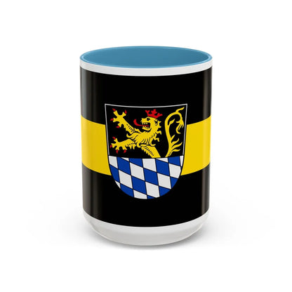 Flag of Amberg Germany - Accent Coffee Mug-15oz-Light Blue-Go Mug Yourself