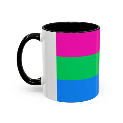 Polysexuality Pride Flag - Accent Coffee Mug-Go Mug Yourself