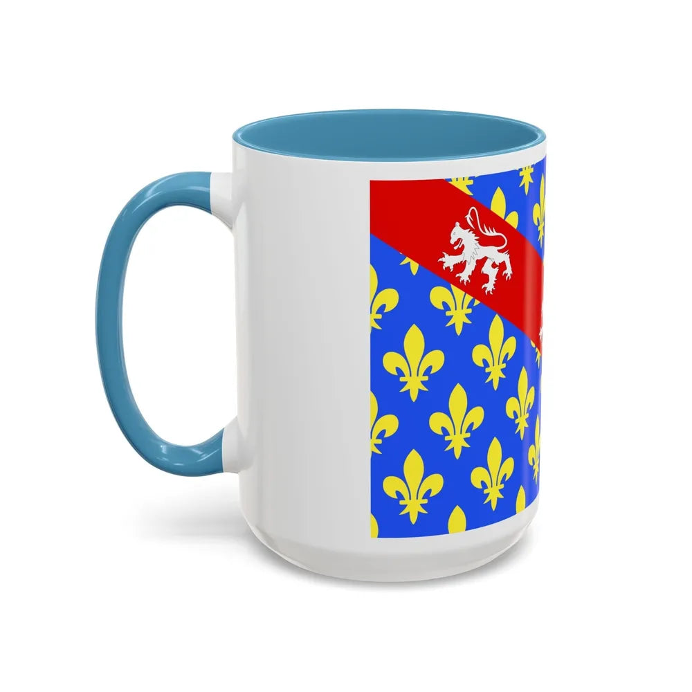 Flag of Creuse France - Accent Coffee Mug-Go Mug Yourself