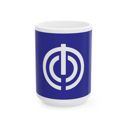 Flag of Naha Okinawa Japan - White Coffee Mug-15oz-Go Mug Yourself