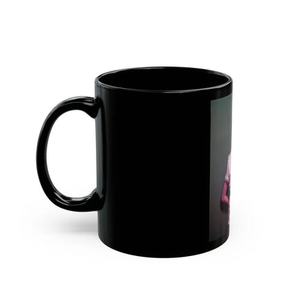 Barbara Rush #112 (Vintage Female Icon) Black Coffee Mug-Go Mug Yourself