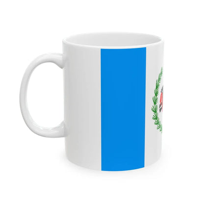 Flag of Irkutsk Oblast Russia - White Coffee Mug-Go Mug Yourself