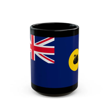 Flag of Western Australia - Black Coffee Mug-15oz-Go Mug Yourself