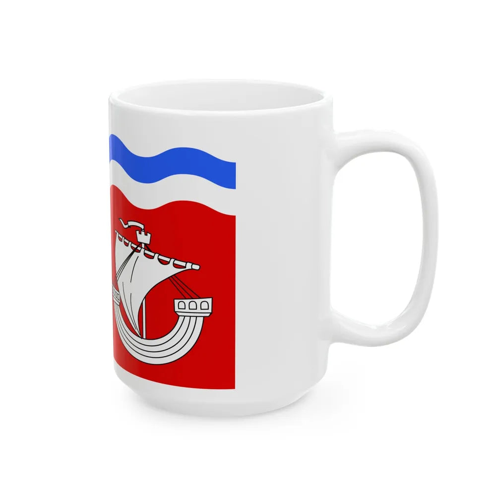 Flag of Hauts de Seine France 2 - White Coffee Mug-Go Mug Yourself