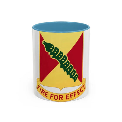51st Air Defense Artillery Regiment (U.S. Army) Accent Coffee Mug 11oz Light Blue - Go Mug Yourself