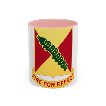51st Air Defense Artillery Regiment (U.S. Army) Accent Coffee Mug 11oz Pink - Go Mug Yourself